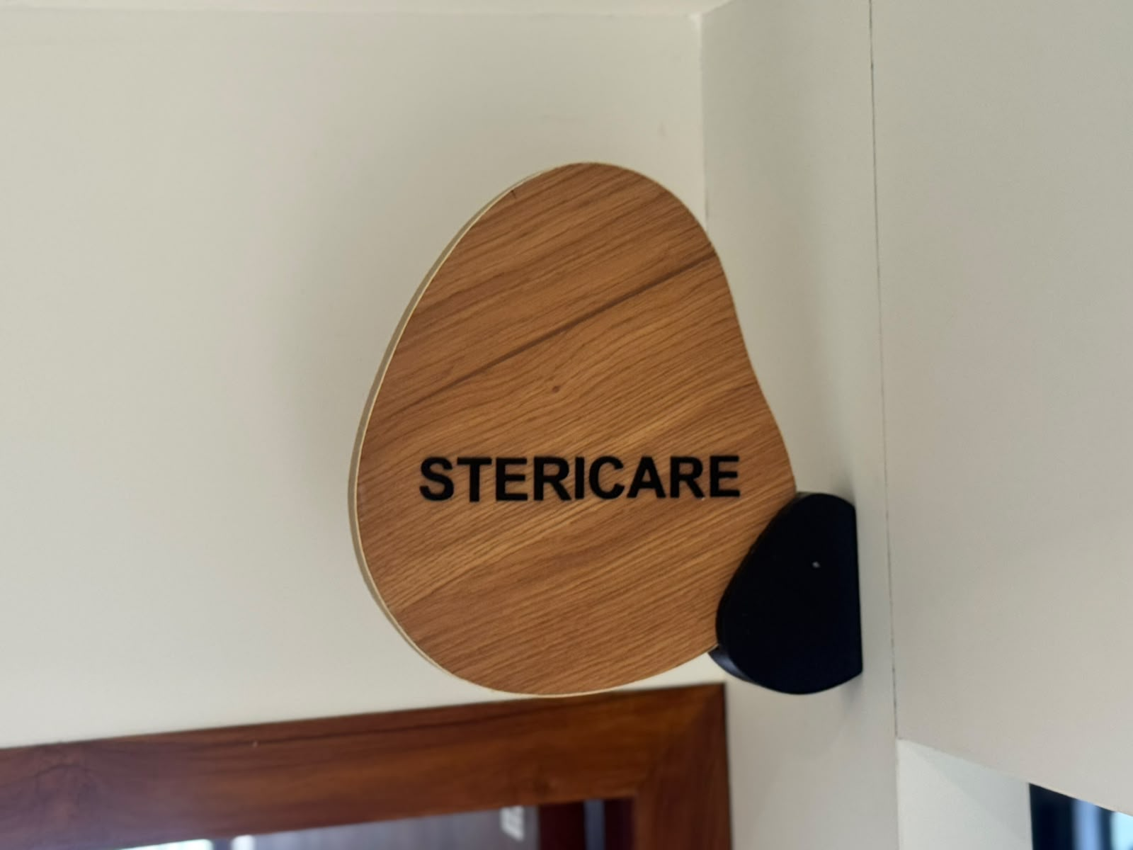 Stericare room sign inside iDental